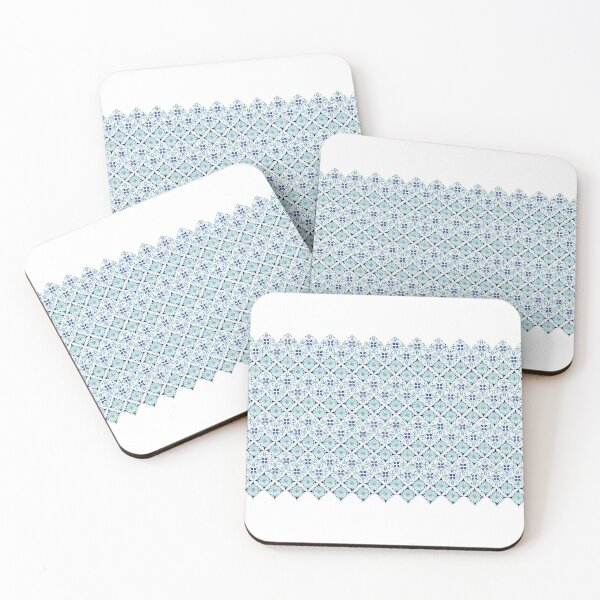 Item preview, Moroccan blue tile pattern designed and sold by heartofanna.