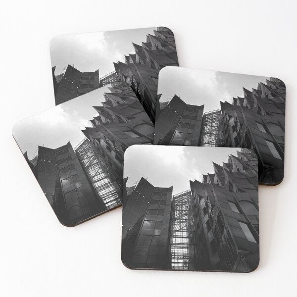Item preview, Black city scape- skyscrapers designed and sold by afrapaints.