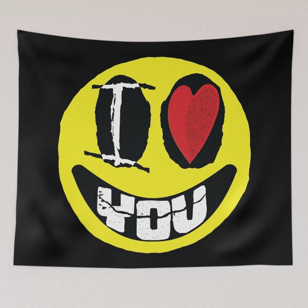 Item preview, I Love You, I Heart You Smiling Face word art designed and sold by pelagio.