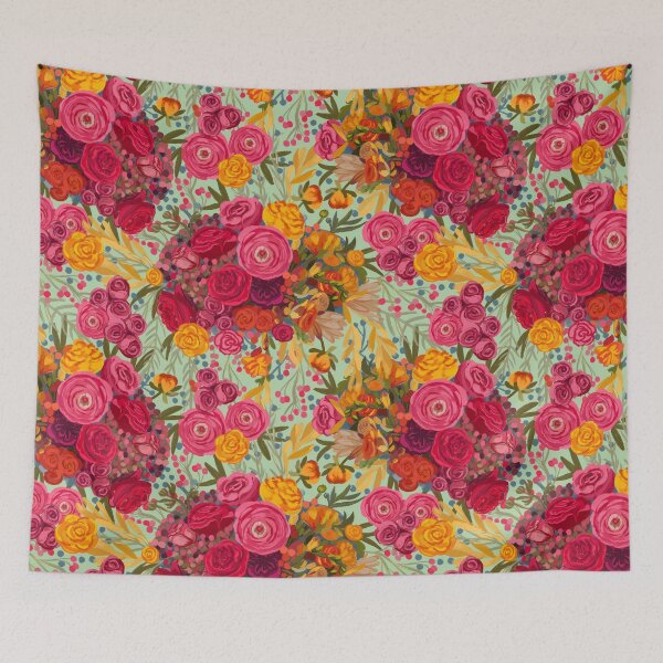 Item preview, Hot Pink Floral Bouquet 2.0 designed and sold by bermudezbahama.