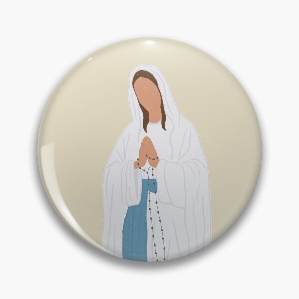 Artikelvorschau, Unsere Liebe Frau von Lourdes entworfen und verkauft von Marian Heart Design.