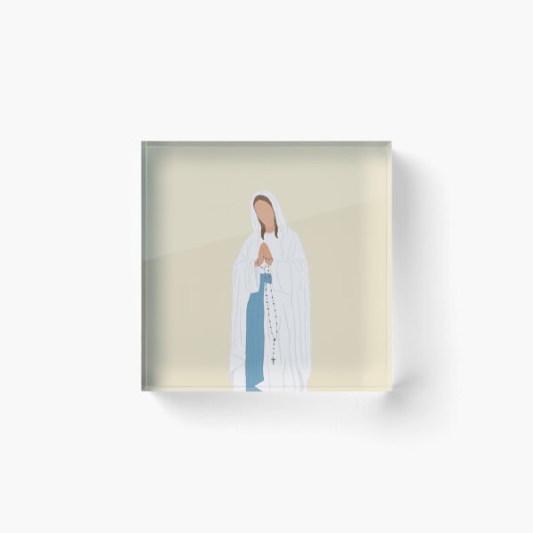 Artikelvorschau, Unsere Liebe Frau von Lourdes entworfen und verkauft von Marian Heart Design.