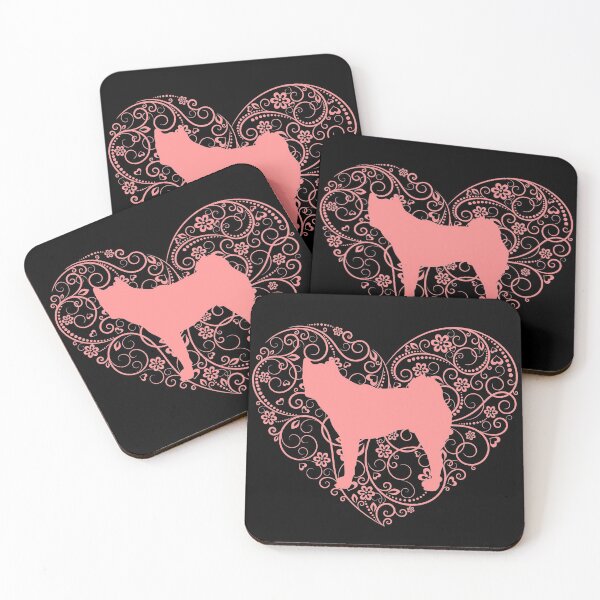 Aperçu de l'œuvre Akita Valentine, Akita Inu Valentine créée et vendue par FunShirtDesigns.