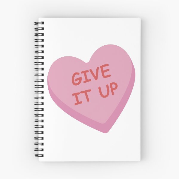 Item preview, "Give it Up" Divertido corazón de caramelo rosa designed and sold by burlybot.