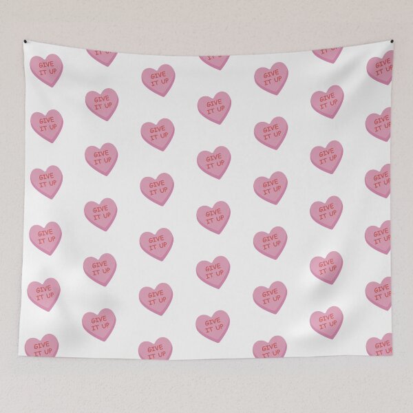 Item preview, "Give it Up" Funny Pink Candy Heart designed and sold by burlybot.