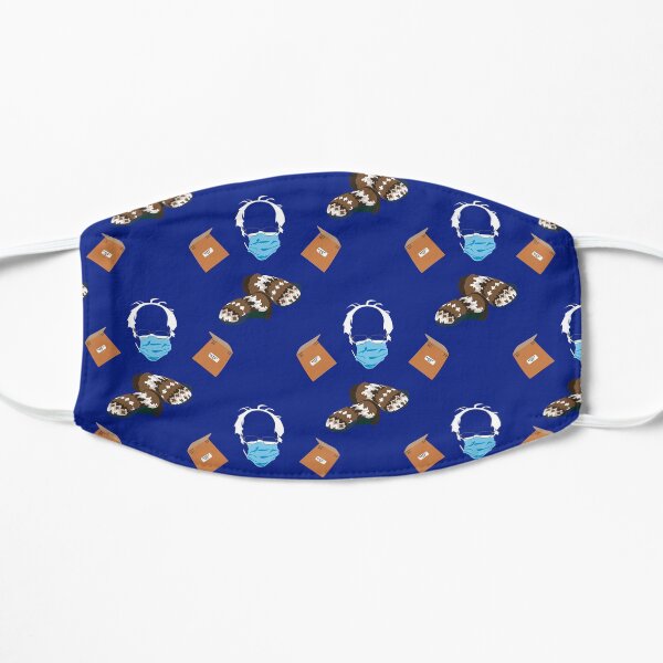 Bernie Inauguration Mittens and Mask Pattern Mask