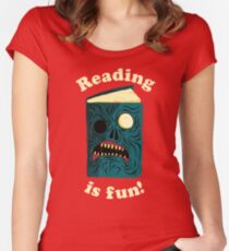 Reading is Fun Women's Fitted Scoop T-Shirt