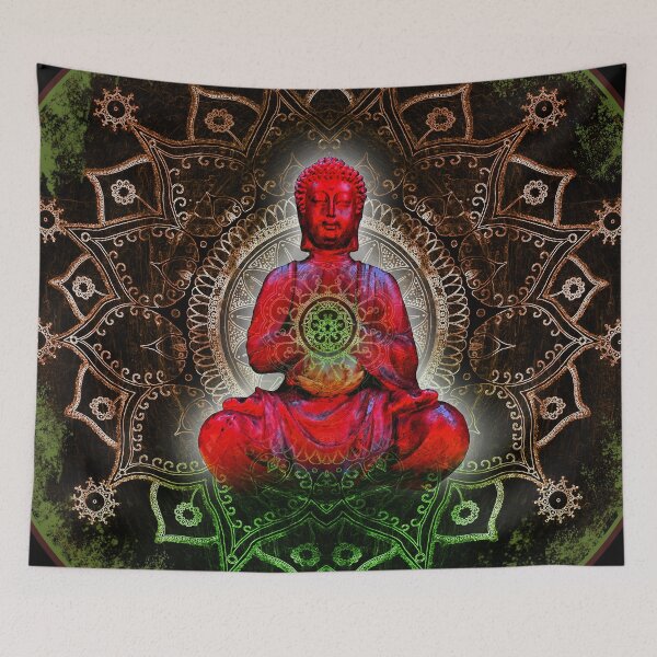 Item preview, Buddha figure in a mandala designed and sold by BernhArt.