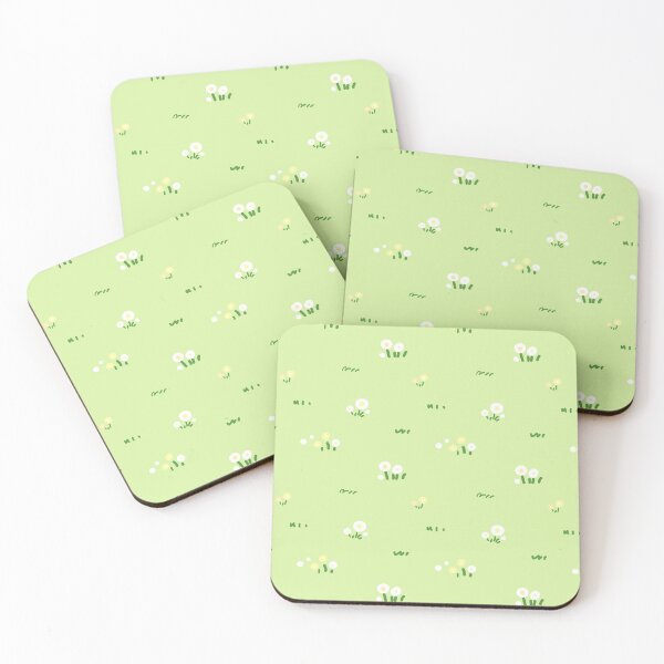 Item preview, Cute Wild Flower and Green Grass Pattern designed and sold by ButterandCheese.