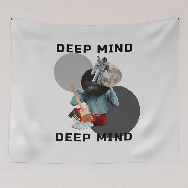 Aperçu de l'œuvre Deep Mind - Collage spatial créée et vendue par ManiaTeec.