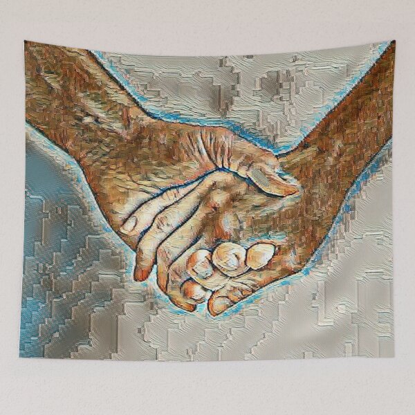 Item preview, GALATHI Valentine Holding Hands Brown - Valentine designed and sold by Galathi Designs.