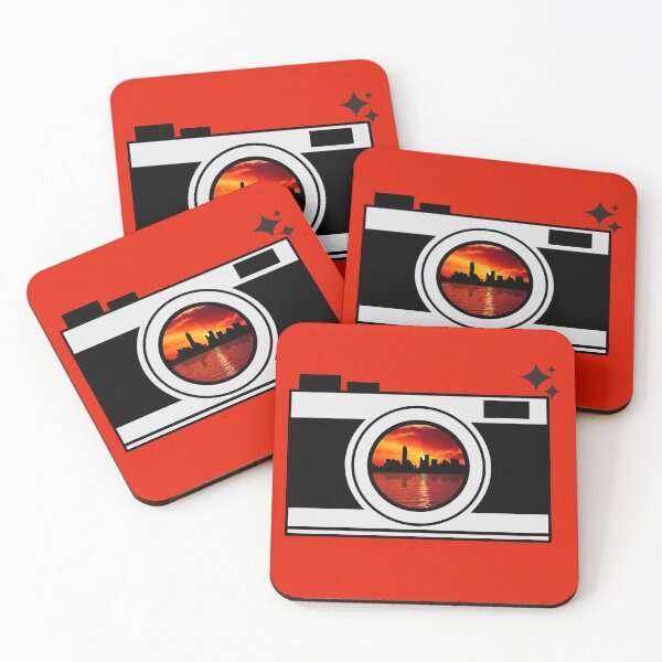 Item preview, New York cityscape Sunset Snapshot - photography lover designed and sold by Atleta-Cali.