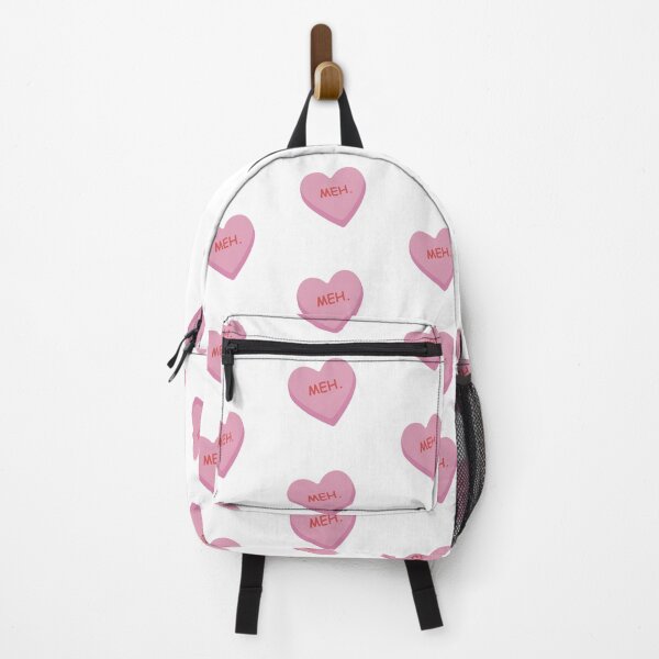 Item preview, "Meh" Funny Pink Candy Heart designed and sold by burlybot.