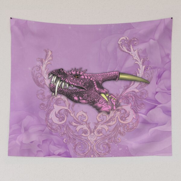 Item preview, Dragon head in soft colors designed and sold by nicky2342.