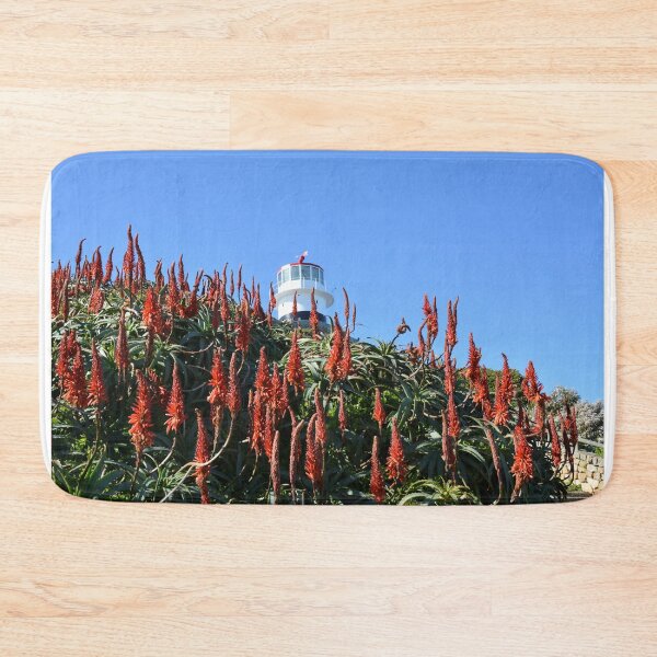 Item preview, Blooming aloe in front of the New Cape Point lighthouse, Cape Town South Africa designed and sold by Roy-Babiuk.