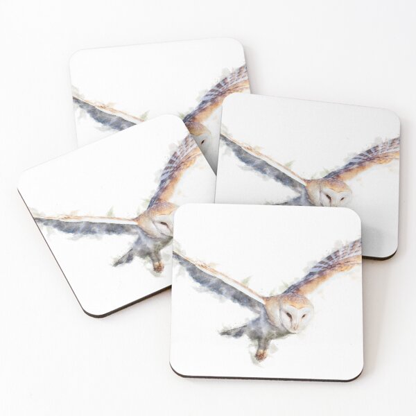 Item preview, Barn Owl Watercolor  designed and sold by Typeglyphs.