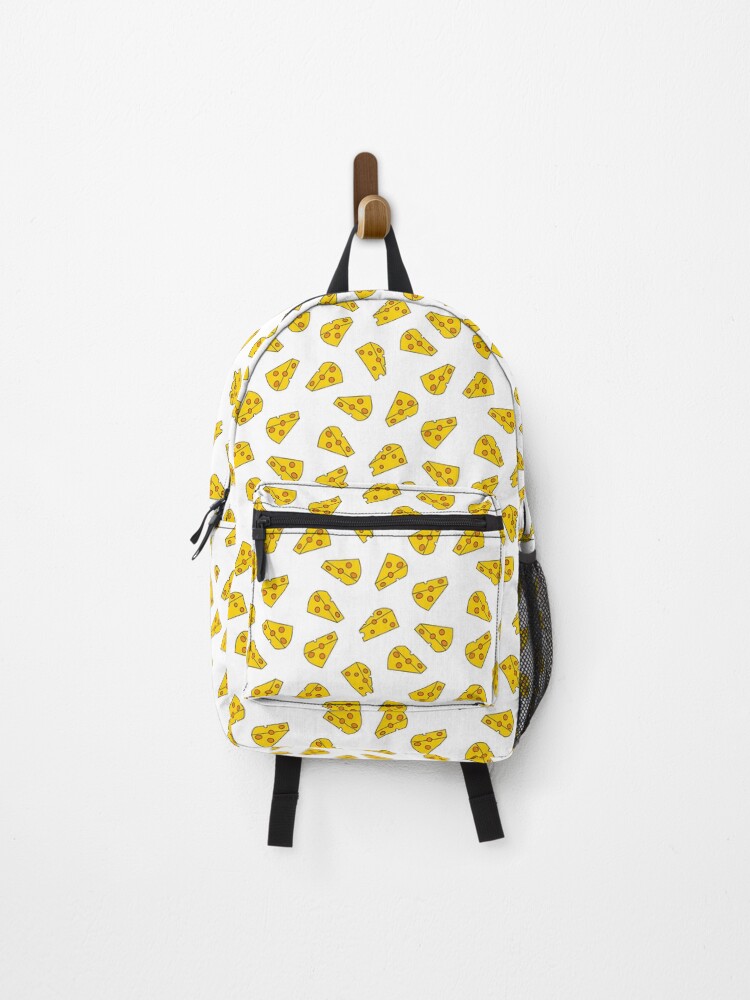 Thumbnail 1 of 3, Backpack, Fun Yellow Cheese Pattern designed and sold by ButterandCheese.