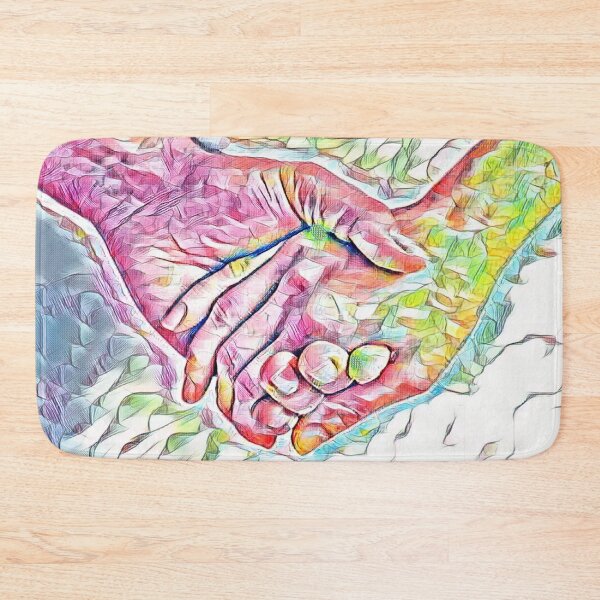 Item preview, GALATHI Valentine Holding Hands Pink - Valentine designed and sold by Galathi Designs.