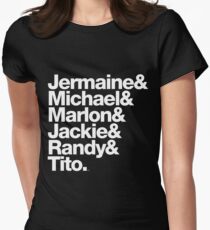 Die Jacksons - Vergessen Sie nicht Randy! Tailliertes T-Shirt für Frauen