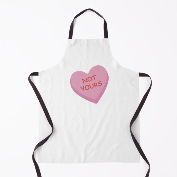 Item preview, "Not Yours" Funny Pink Candy Heart designed and sold by burlybot.