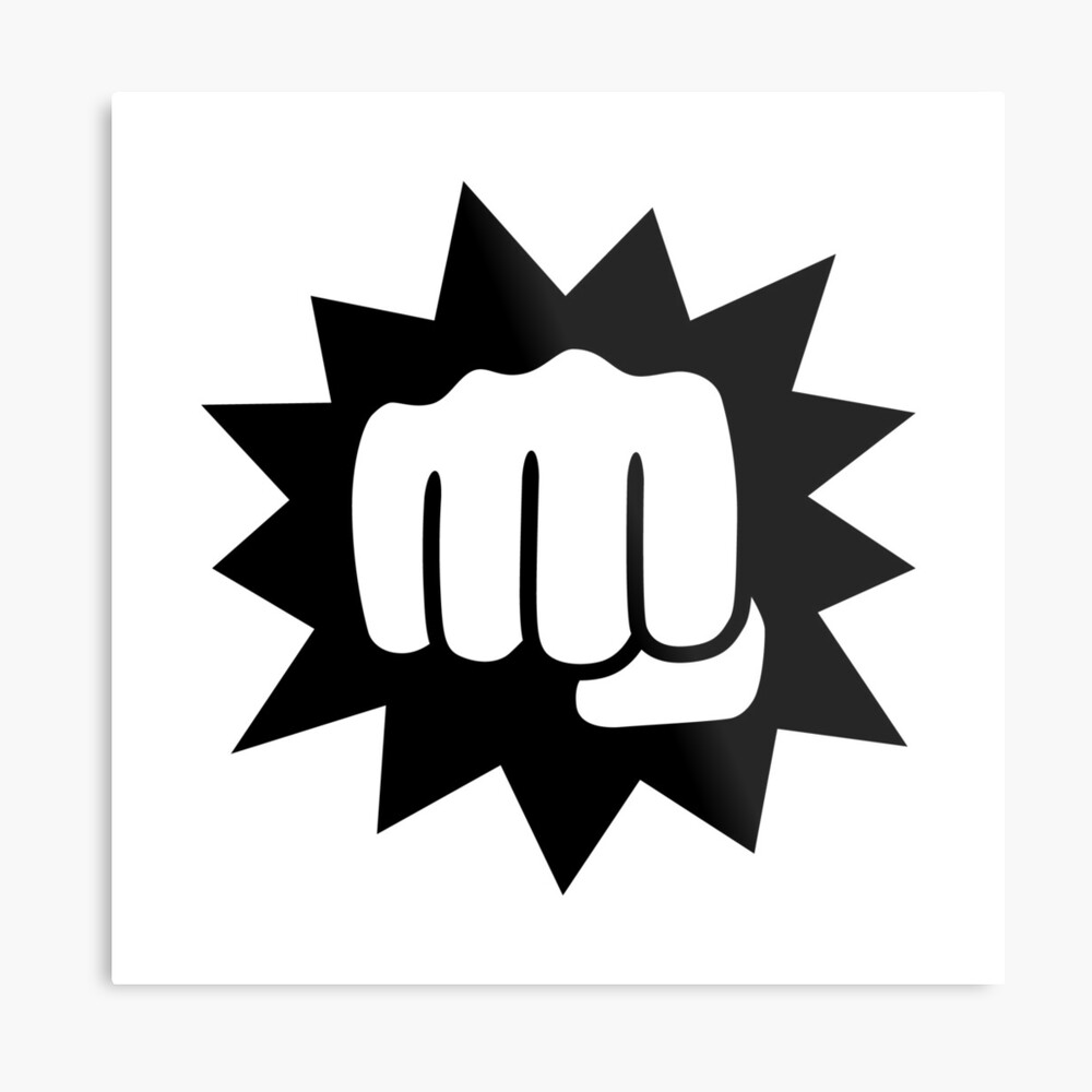 Punch with Fist, Fight, Battle or Attack Sign / Symbol