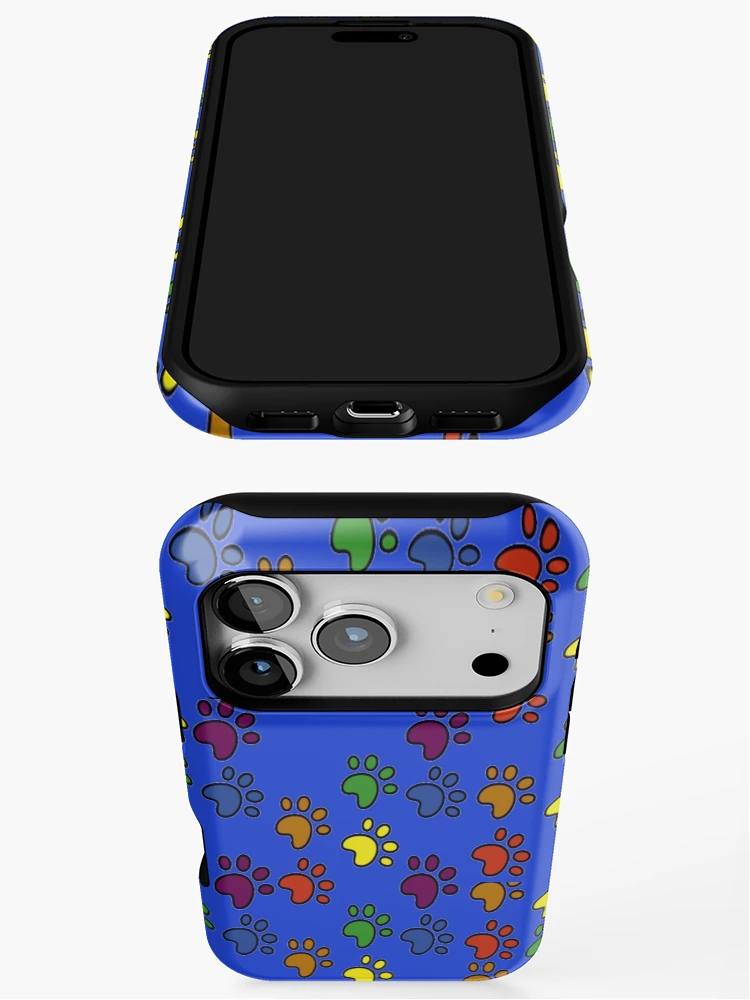 Thumbnail 3 of 4, iPhone Case, Paws Pattern designed and sold by julset.