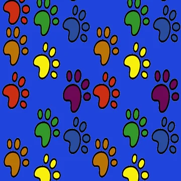 Artwork thumbnail, Paws Pattern by julset