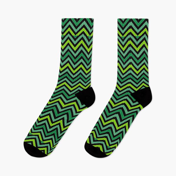 Item preview, Shades of Green Zig Zag Pattern - Irish St Patrick's Day Theme designed and sold by Rhu Creations.
