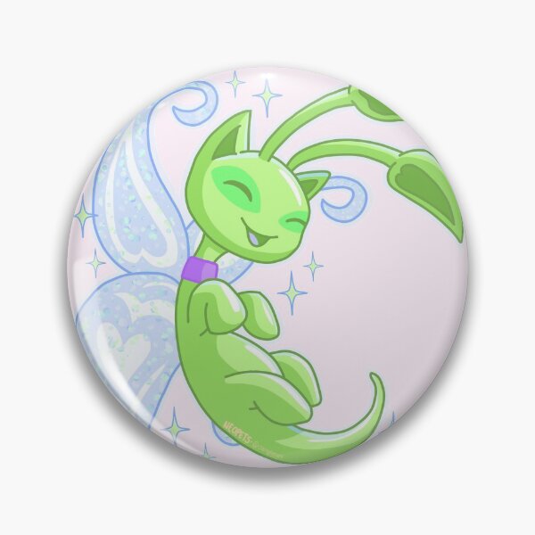 Item preview, Green Faerie Aisha ✨ Neopets designed and sold by CaseyLeeArt.