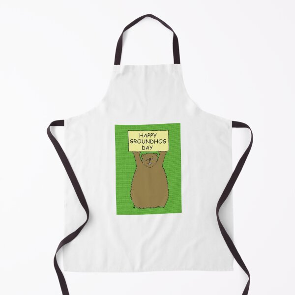 Item preview, Happy Groundhog Day Cartoon February 2nd designed and sold by KateTaylor.