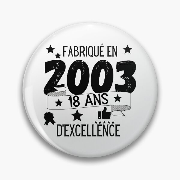 Item preview, Made in 2003 18 years of excellence gift humor designed and sold by TeeJfm.