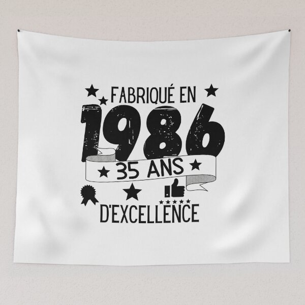 Item preview, Made in 1986 35 years of excellence gift humor designed and sold by TeeJfm.