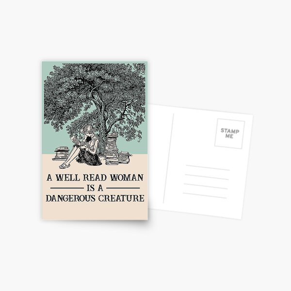Item preview, A Well-Read Woman Is A Dangerous Creature designed and sold by Cooper73.