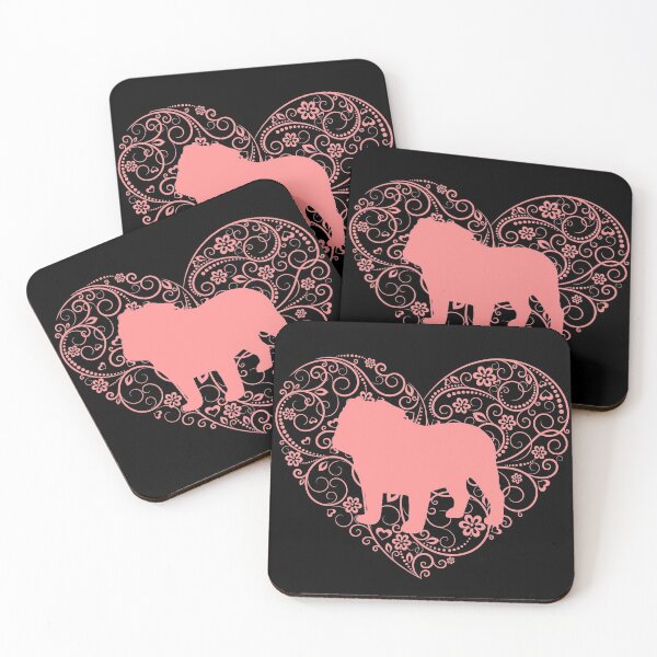Artikelvorschau, Englischer Bulldoggen-Valentinstag, Britischer Bulldoggen-Valentinstag entworfen und verkauft von FunShirtDesigns.