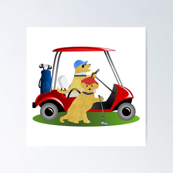 Artikel-Vorschau von Adrette Hunde Golf, designt und verkauft von emrdesigns.