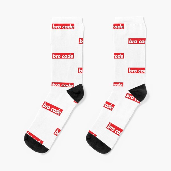 Bro Code Socks Redbubble