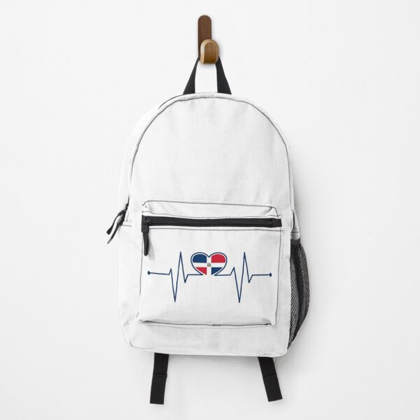 Item preview, dominican republic flag heartbeat designed and sold by buttamelal.