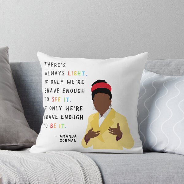 Item preview, Amanda Gorman Rainbow Quote designed and sold by simpleactivist.
