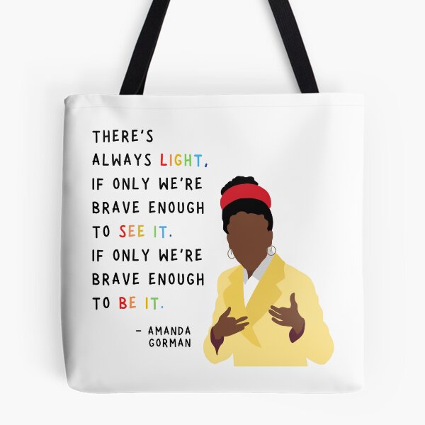 Item preview, Cita de Amanda Gorman Rainbow designed and sold by simpleactivist.