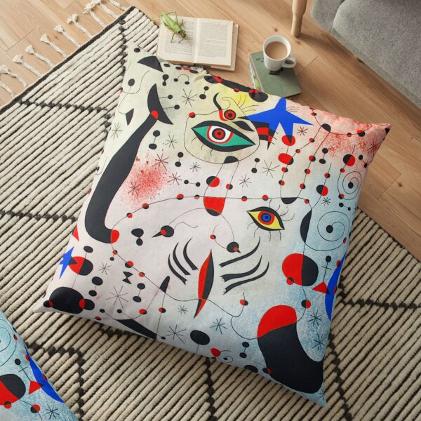 Joan Miró constellations Floor Pillow