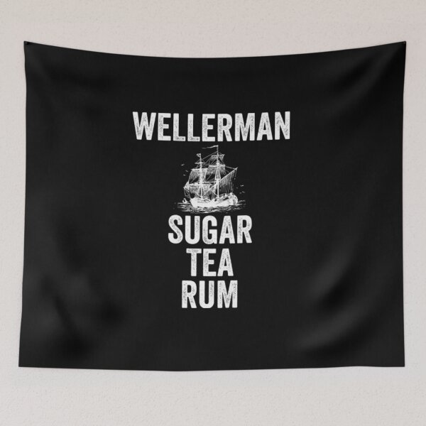 Item preview, Wellerman Sea Shanty Sugar Tea Rum Ship Anchor Fishing Whaling Song designed and sold by JoyceBova.