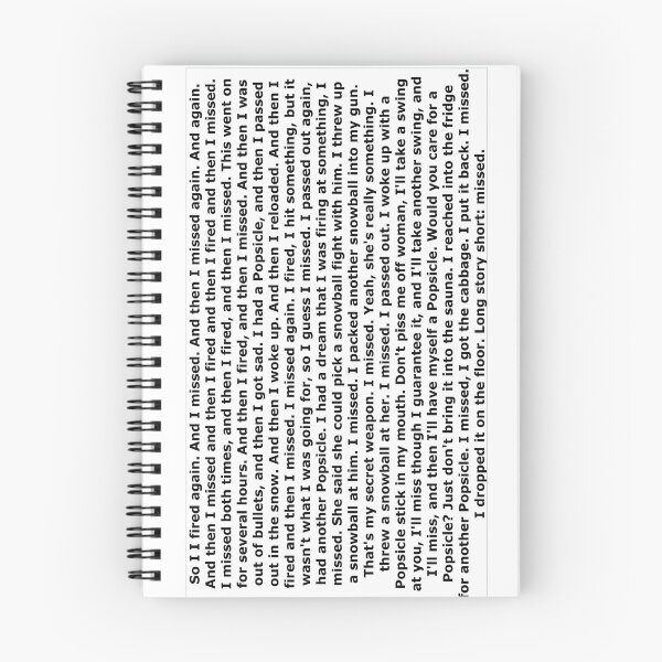 Item preview, And then I fired, and then I missed designed and sold by Samantha Le Quesne.