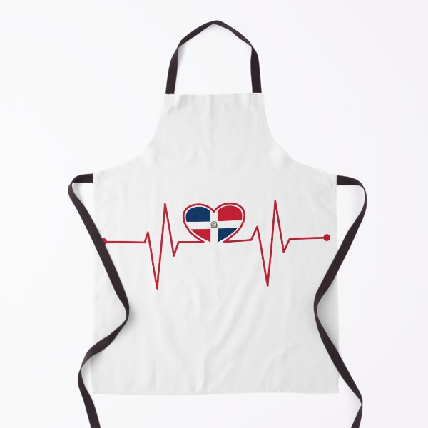 Item preview, dominican republic flag heartbeat designed and sold by buttamelal.