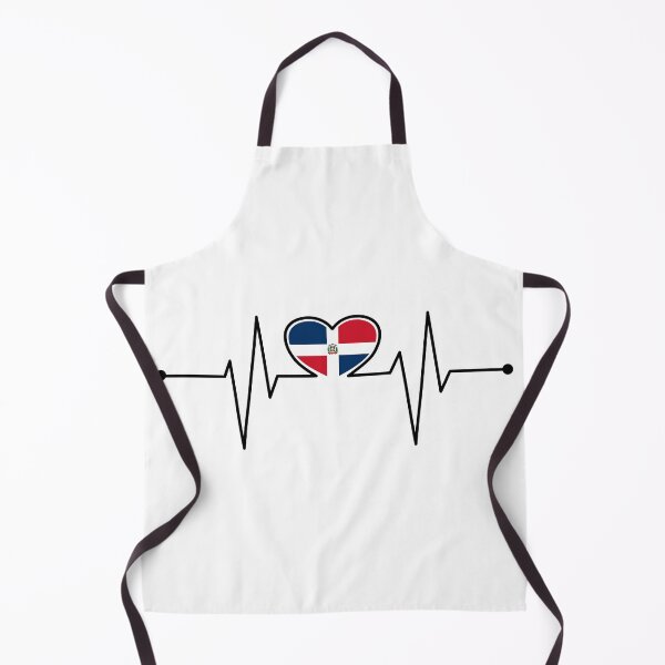 Item preview, dominican republic flag heartbeat designed and sold by buttamelal.