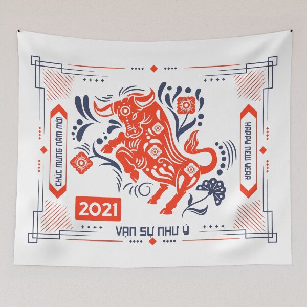 Item preview, Chuc Mung Nam Moi - Happy Vietnamese Lunar New Year designed and sold by taogiauco.