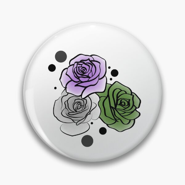 Item preview, Genderqueer Subtle Pride Flag LGBTQ Roses Aesthetic Floral designed and sold by LoveYourselfCreative.
