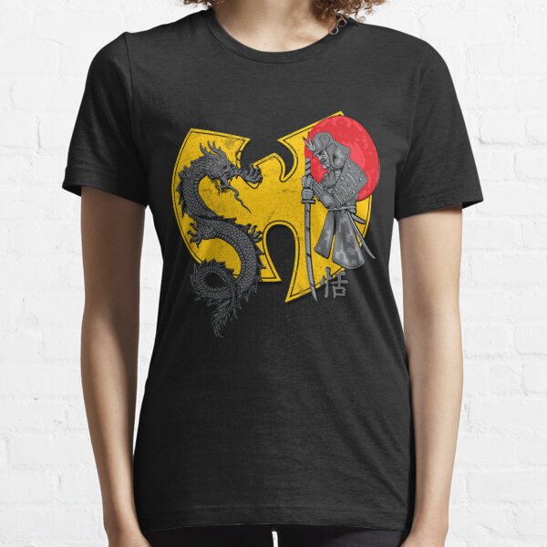 Wu-Tang Drache - Krieger - Gelbes T-Shirt Essential T-Shirt