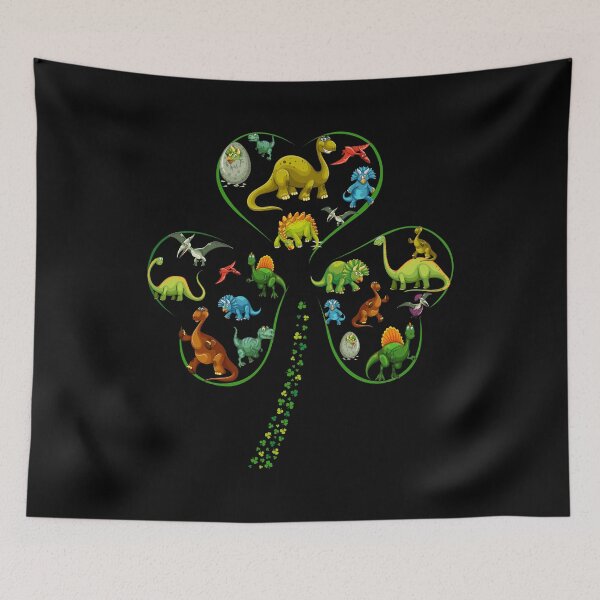 Item preview, Funny Dinosaur Lucky Shamrock Irish Shirt Saurus T Rex St Patricks Day T Shirt designed and sold by tuanitus.