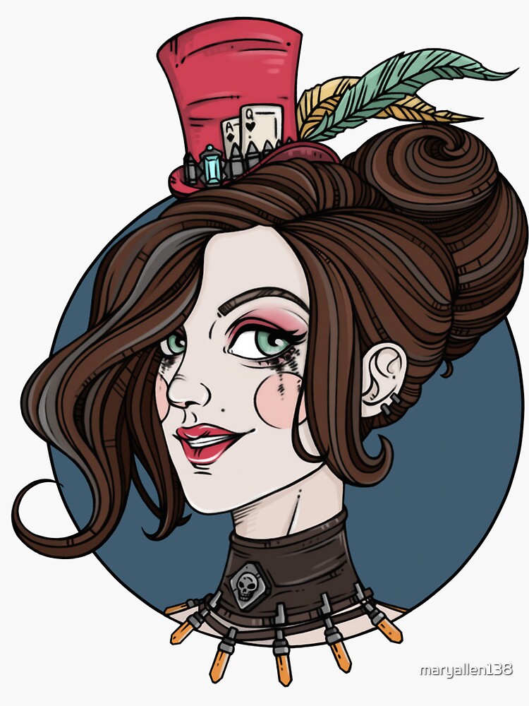 Moxxi Sticker For Sale By Maryallen138 Redbubble