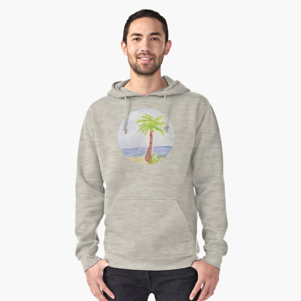 saint laurent palm tree hoodie